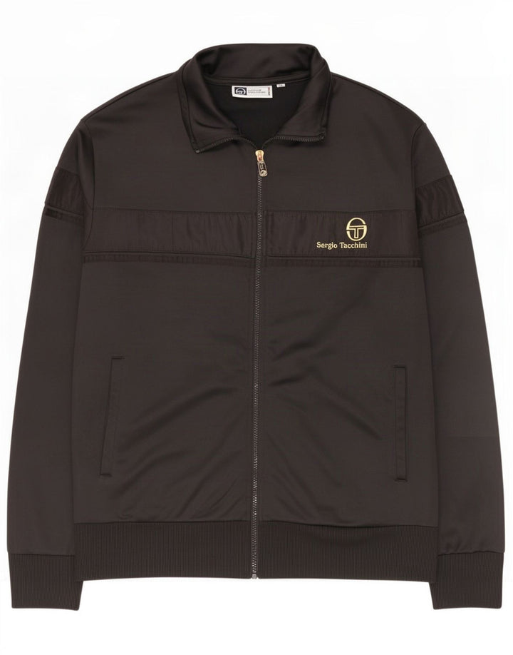 Jachetă de trening pentru bărbați Sergio Tacchini, 2XL, poliester negru