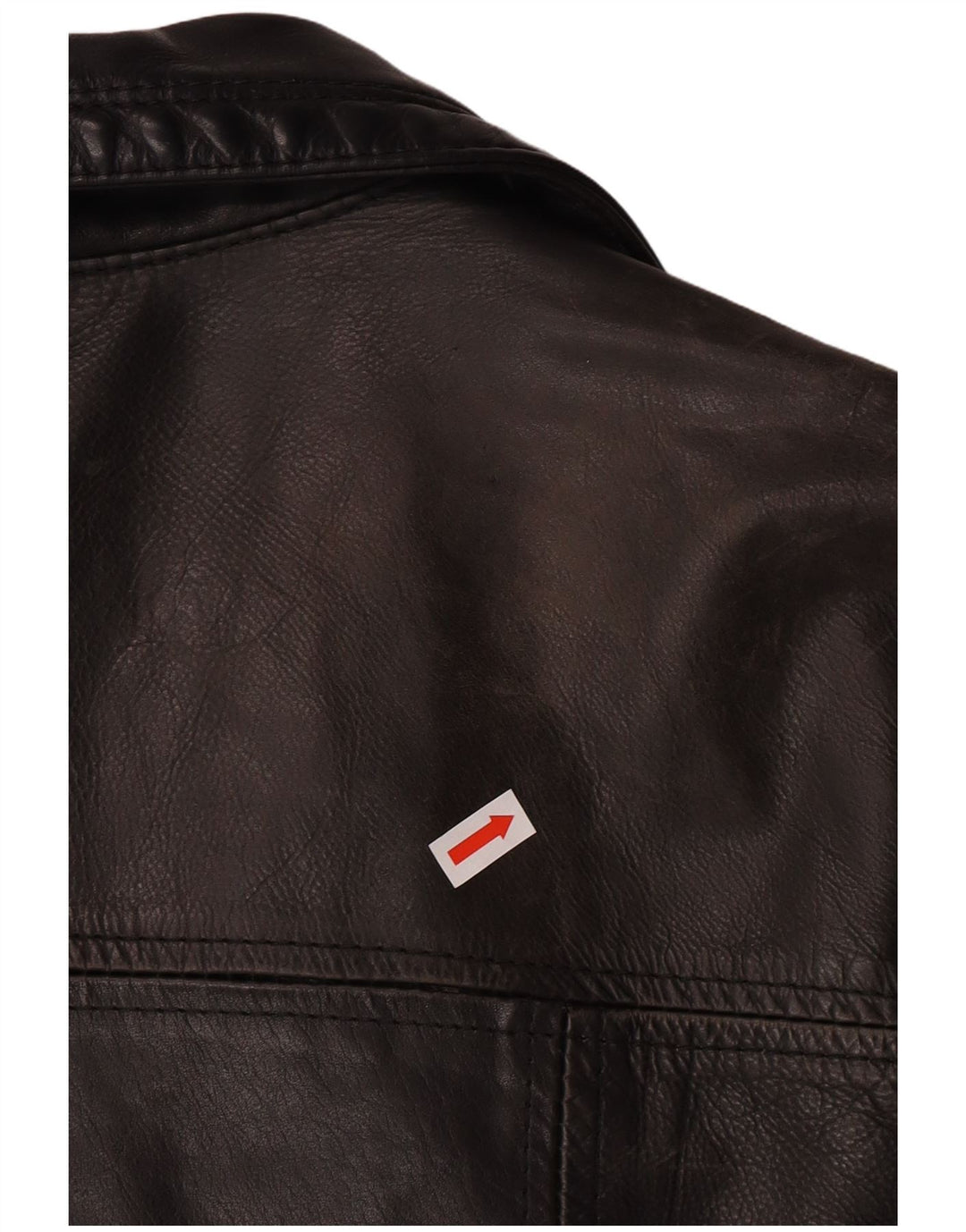 Jachetă de piele pentru femei DAKOTA UK 16, mare, neagră, clasică