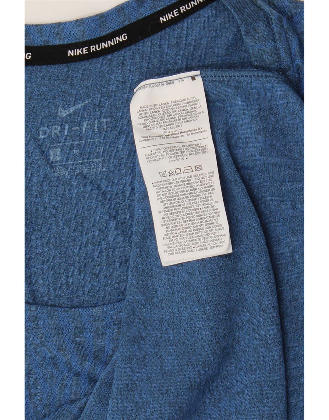 Vesta Nike Dri Fit pentru bărbați, XL, poliester, albastru