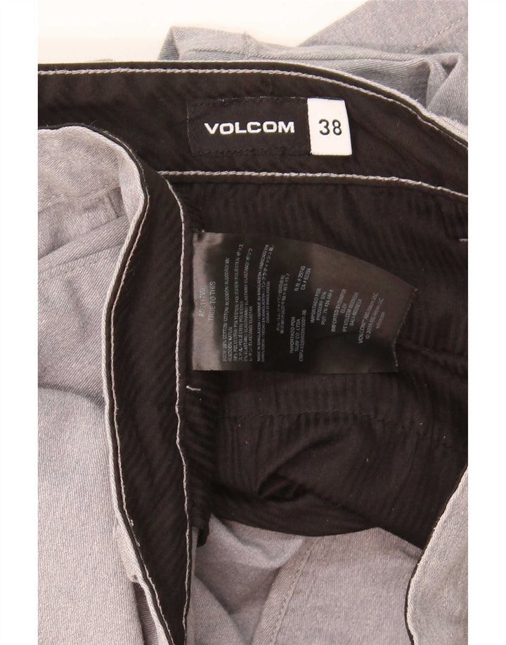Pantaloni scurți chino pentru bărbați Volcom W38 XL bumbac gri