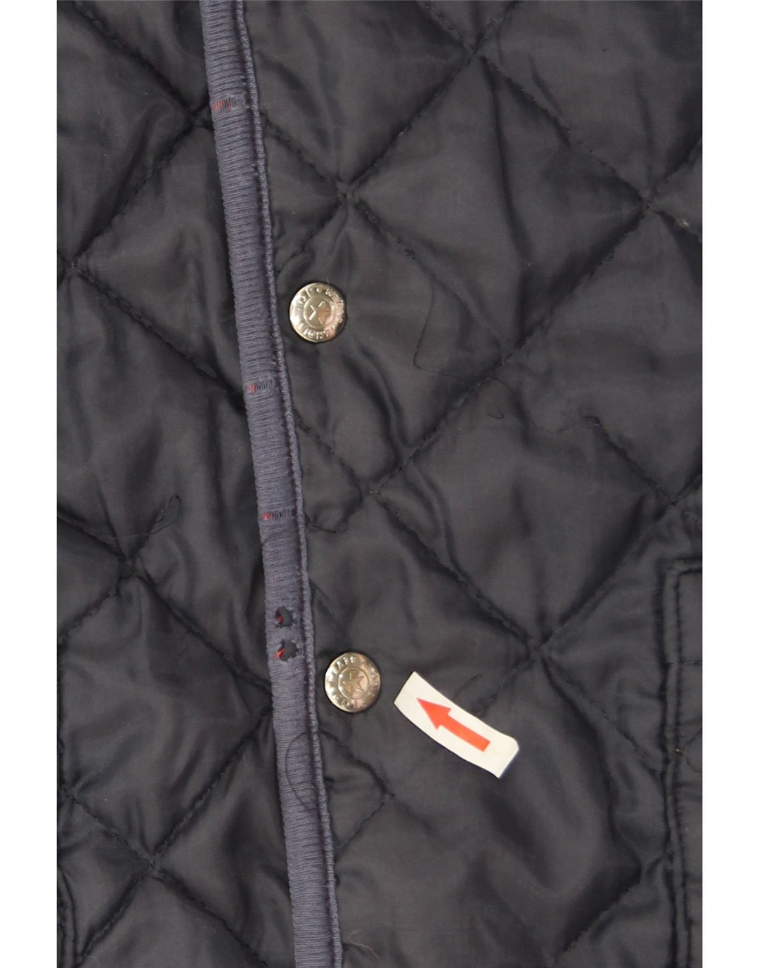 Gilet vintage pentru bărbați reversibil UK 38 Medium Red Geometric