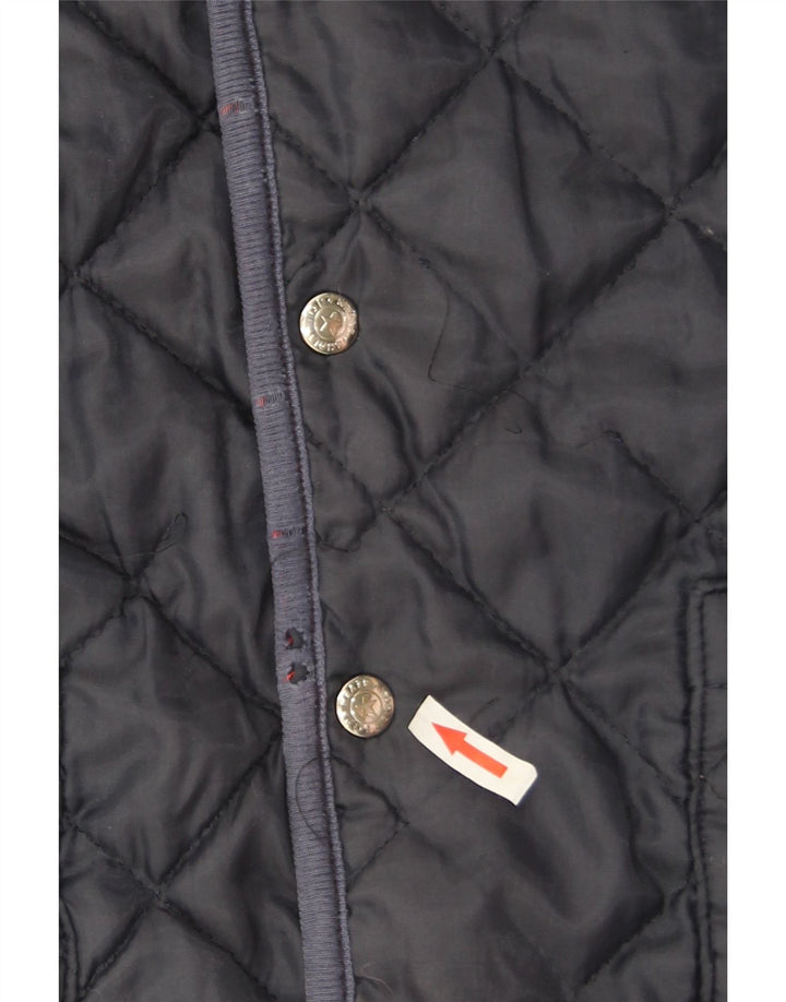 Gilet vintage pentru bărbați reversibil UK 38 Medium Red Geometric