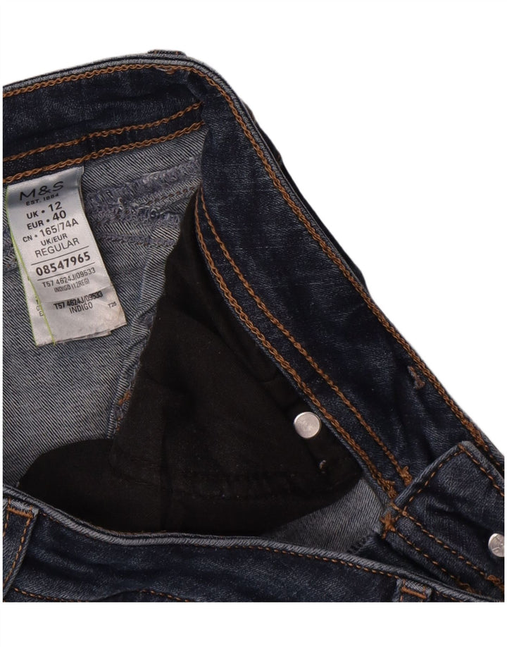 Marks & Spencer blugi slim pentru femei Per Una UK 12 Medium W32 L30 bleumarin