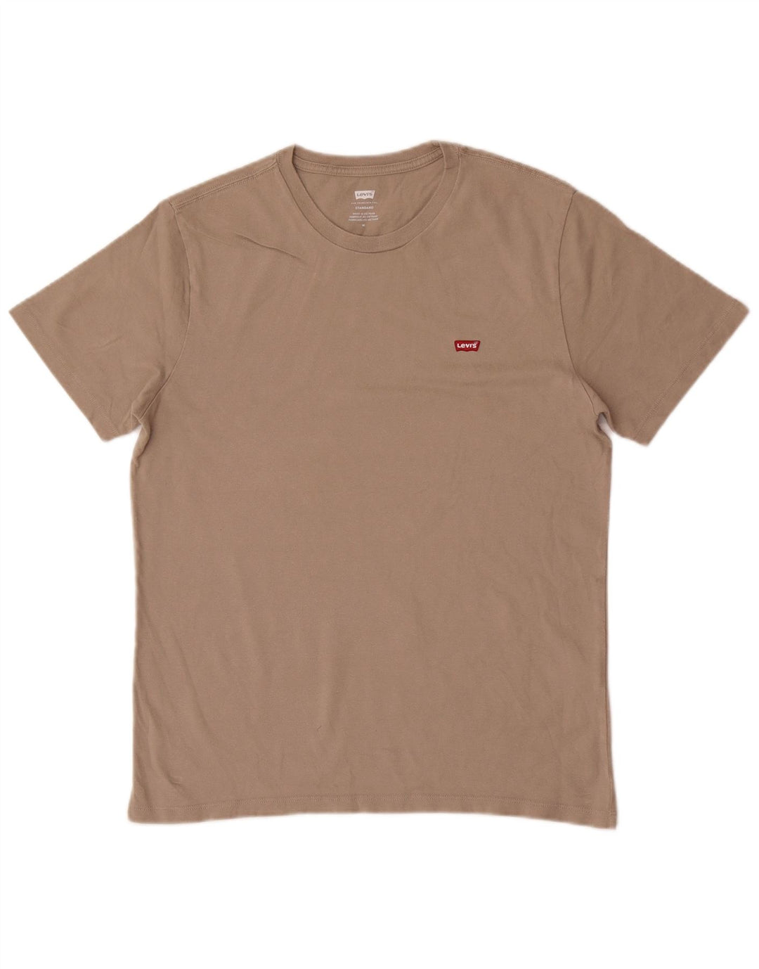 Tricou Levi's Standard Fit pentru bărbați Top din bumbac maro mediu