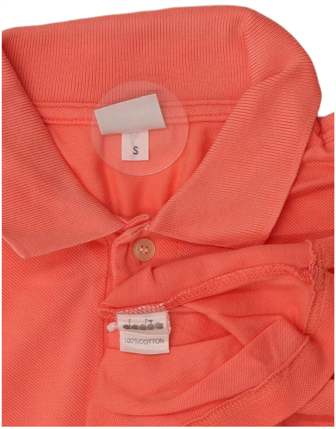 Tricou polo pentru bărbați Diadora, bumbac roz mic