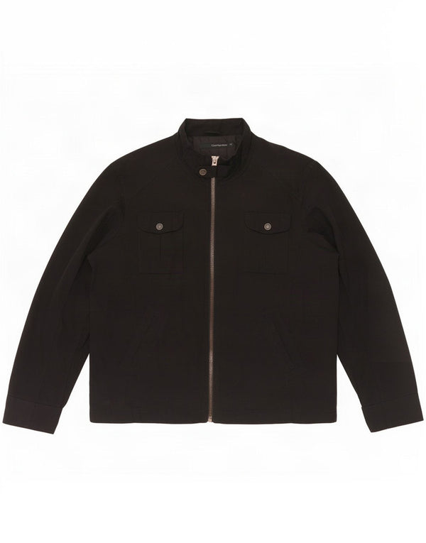 Jachetă Bomber pentru bărbați Calvin Klein Jeans UK 44 2XL Bumbac negru