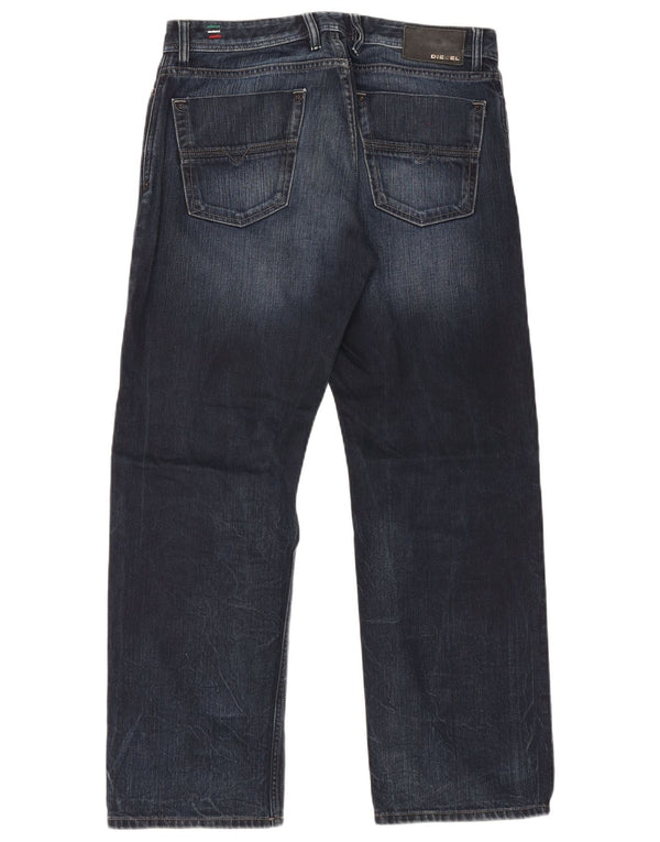 Blugi pentru bărbați Diesel Kurren Straight W32 L30 Bumbac bleumarin