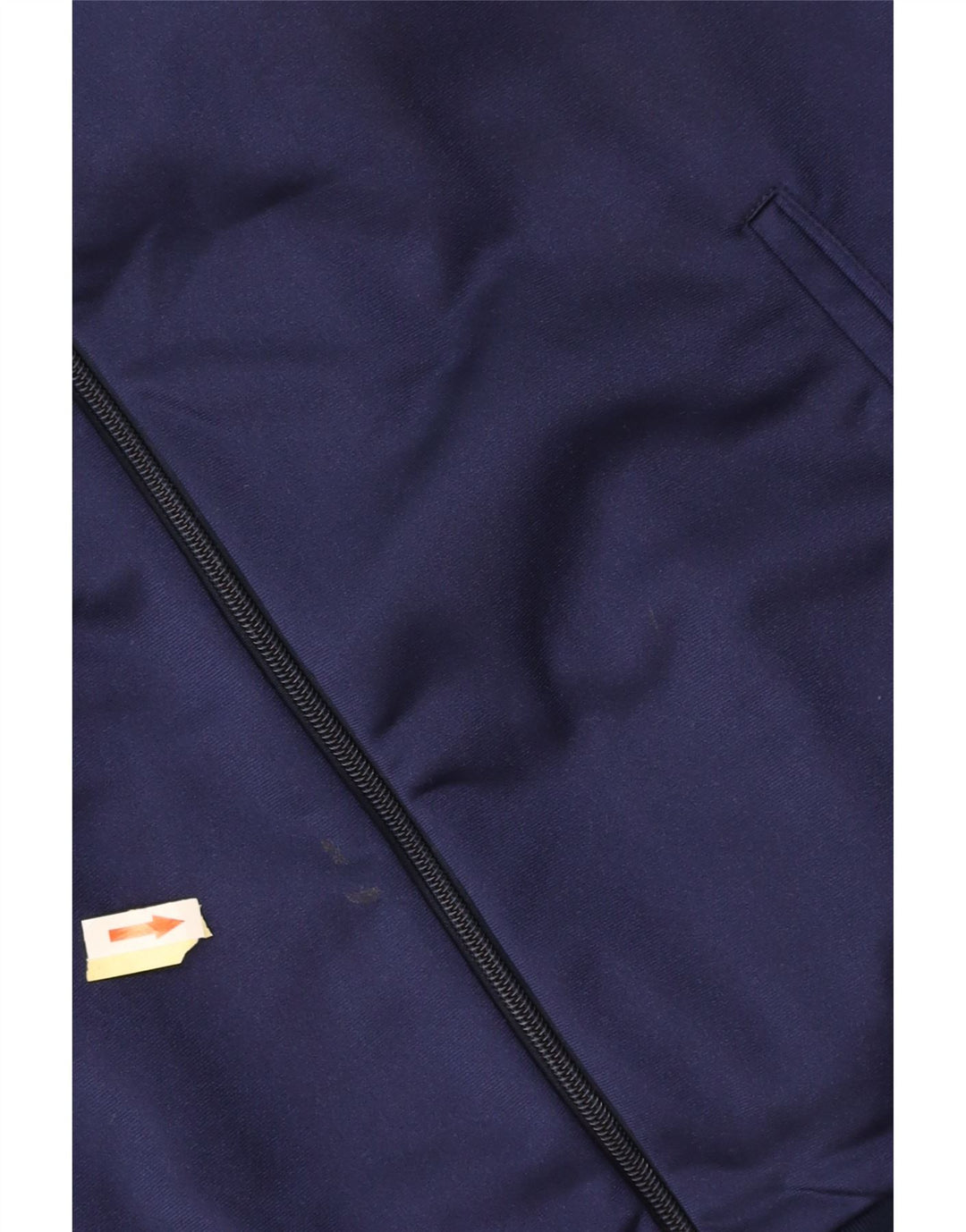 Jachetă de top pentru trening grafic ASICS pentru bărbați, mare din poliamidă bleumarin