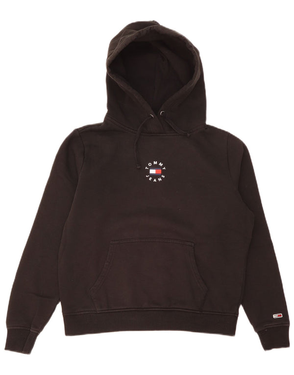 Pulover supradimensionat pentru femei Tommy Hilfiger UK 10 Bumbac negru mic