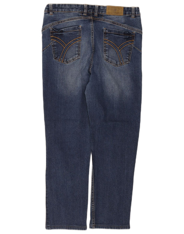 Blugi de dama Dack's cropped EU 46 XL W34 L25 Bumbac albastru