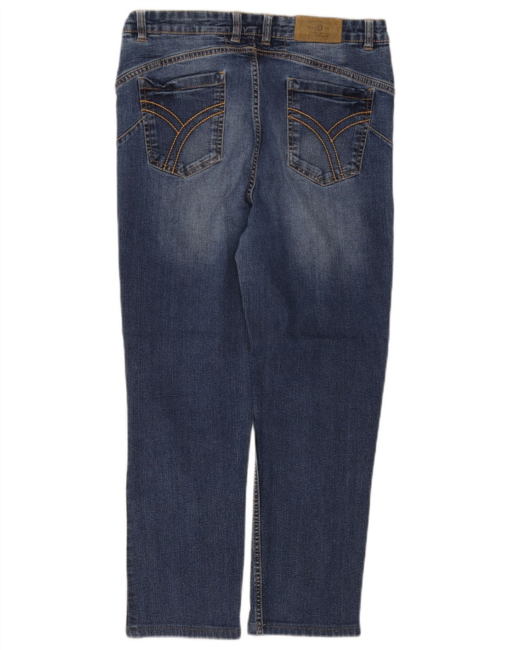 Blugi de dama Dack's cropped EU 46 XL W34 L25 Bumbac albastru