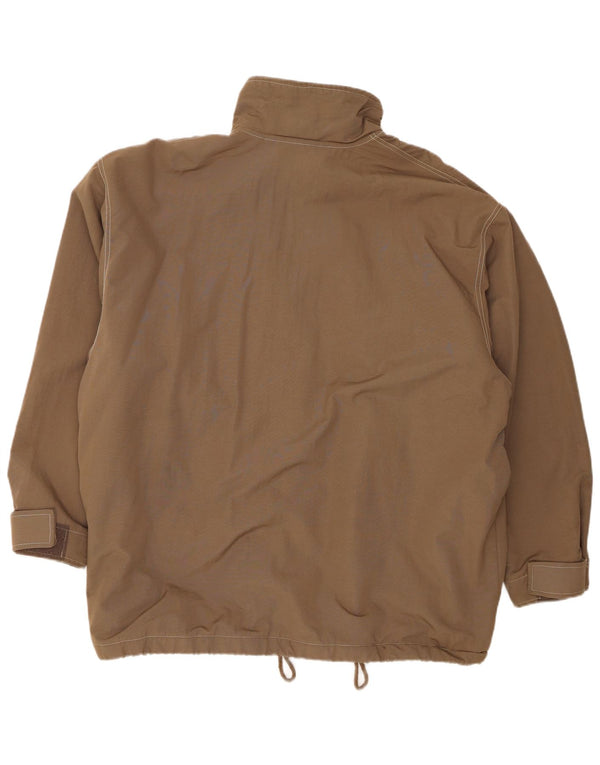 Jachetă de vânt pentru bărbați Nike, loose fit, UK 45/47 XL, maro, nailon
