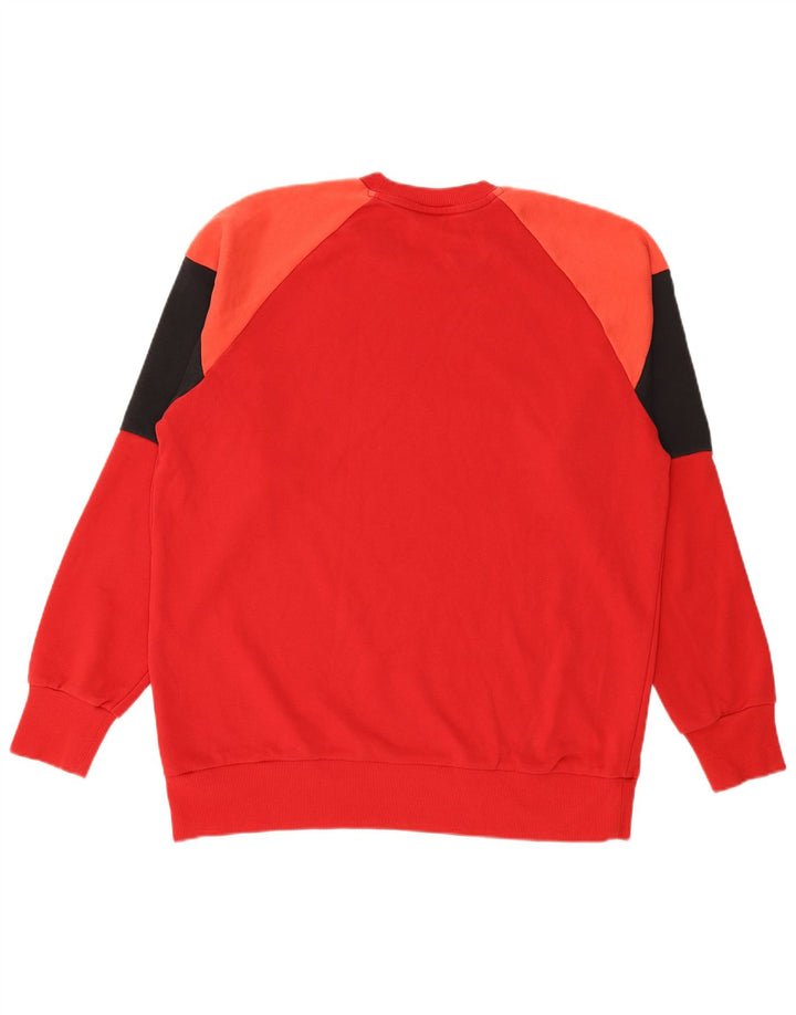 Hanorac pentru bărbați ADIDAS Jumper XL, roșu, bumbac color bloc