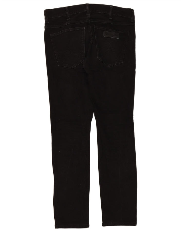 Blugi pentru bărbați Wrangler Larston Slim W31 L32 bumbac negru