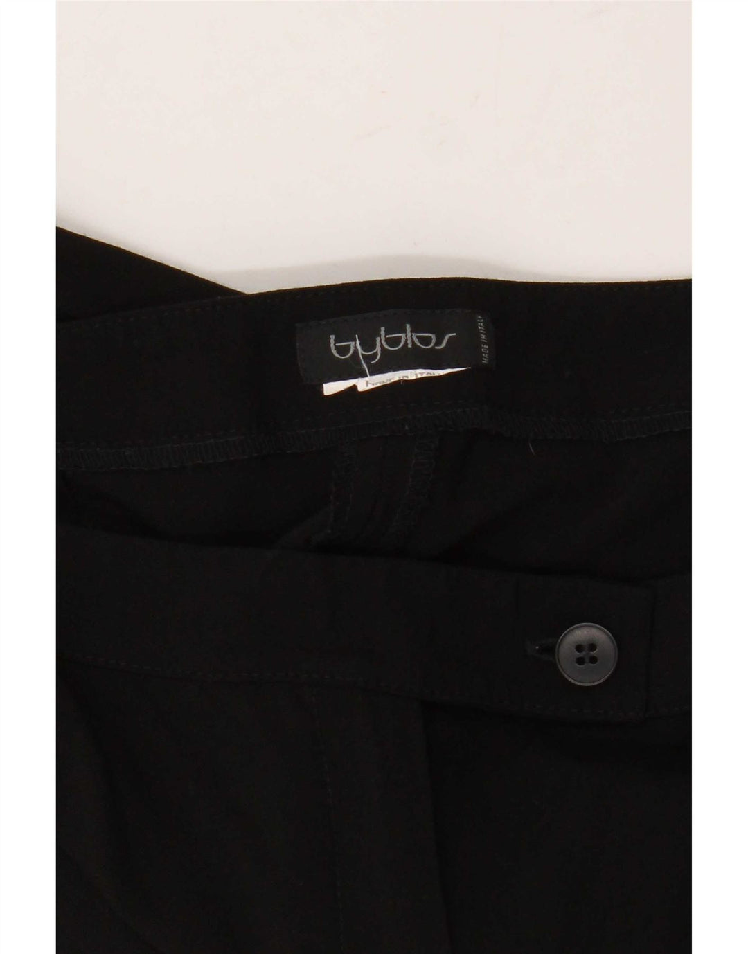 Byblos Pantaloni de costum slim pentru femei W32 L29 negri