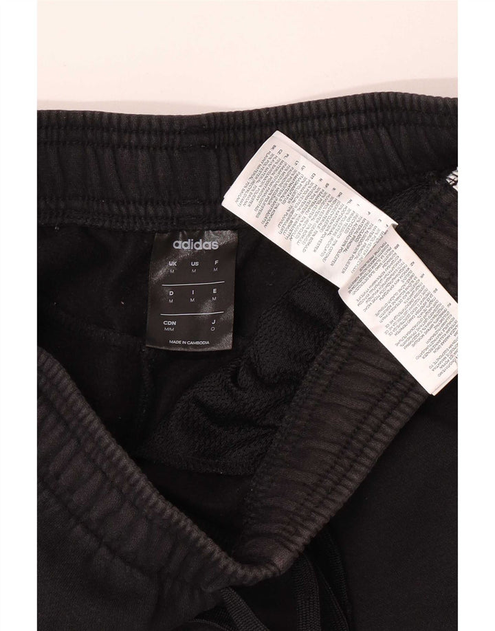 Pantaloni de trening Adidas pentru bărbați Joggeri, bumbac mediu negru