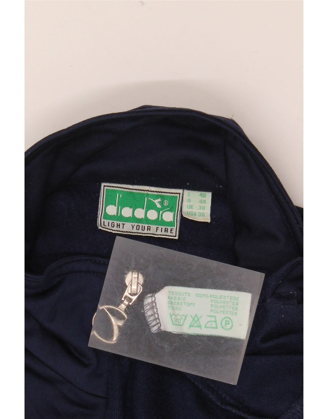 Jachetă de trening pentru bărbați DIADORA UK 38 Medium Bleumarin Colorblock