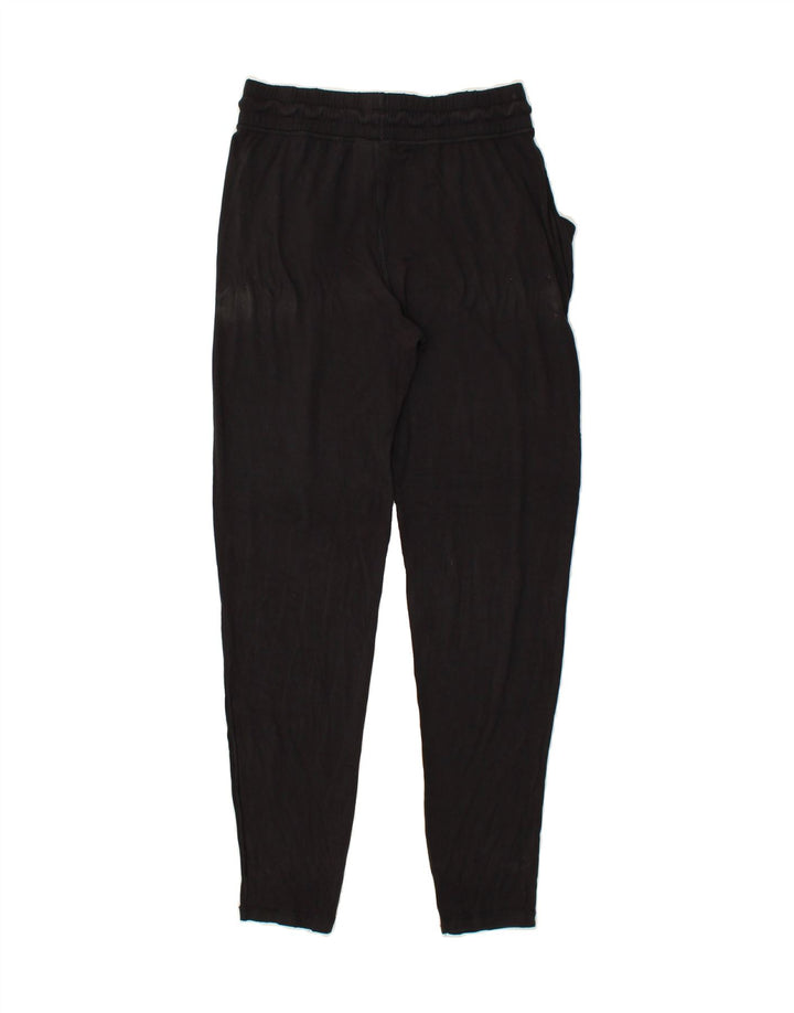 REEBOK Womens Tracksuit Trousers UK 8-10 Small  Black Viscose Vintage Reebok and Second-Hand Reebok from Messina Hembry 