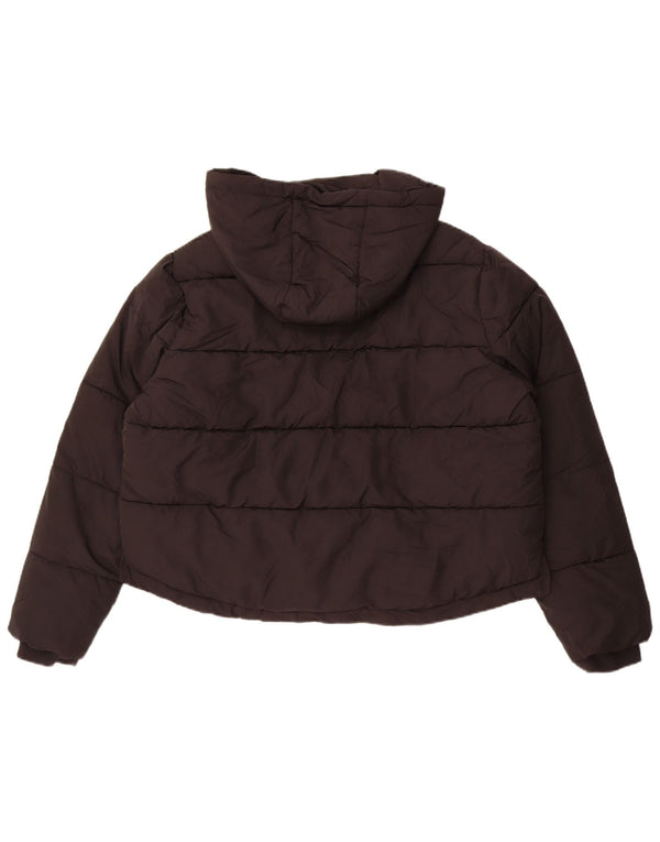 Jachetă căptușită crop supradimensionată pentru femei French Connection UK 16 Large Black