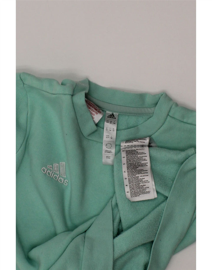 Adidas Băieți Pulover Pulover 7-8 Ani Verde Bumbac