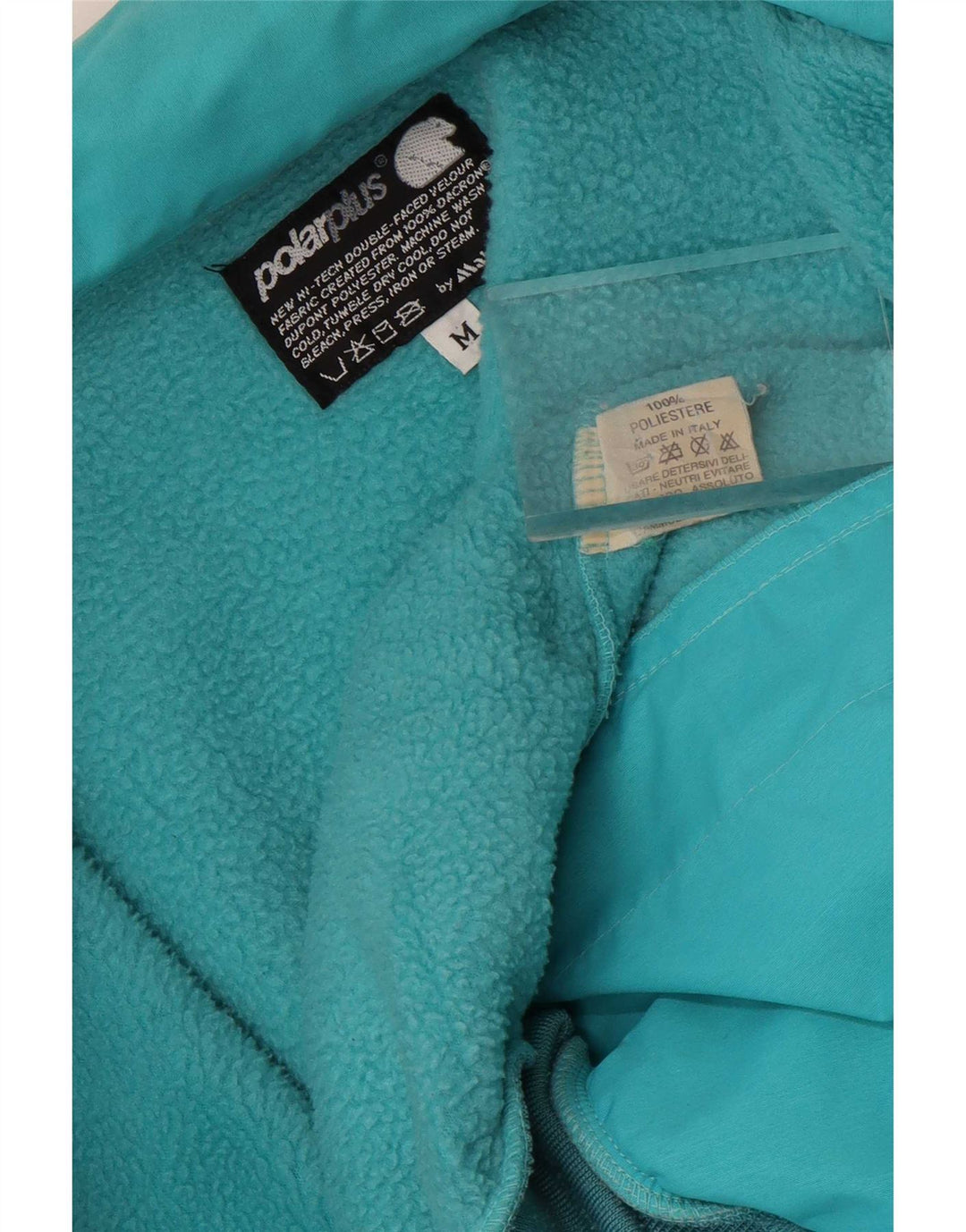 Jachetă fleece pentru bărbați Aesse UK 38 Medium Turcoaz Poliester Sport