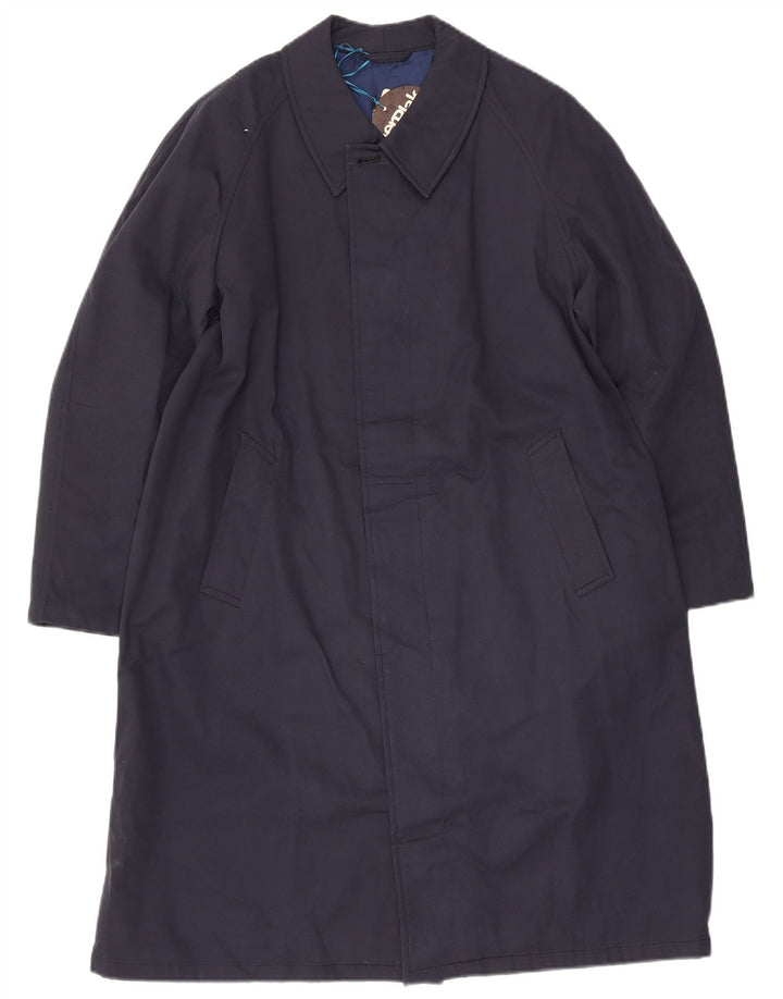 Pardesiu vintage pentru bărbați UK 38 Medium Bleumarin