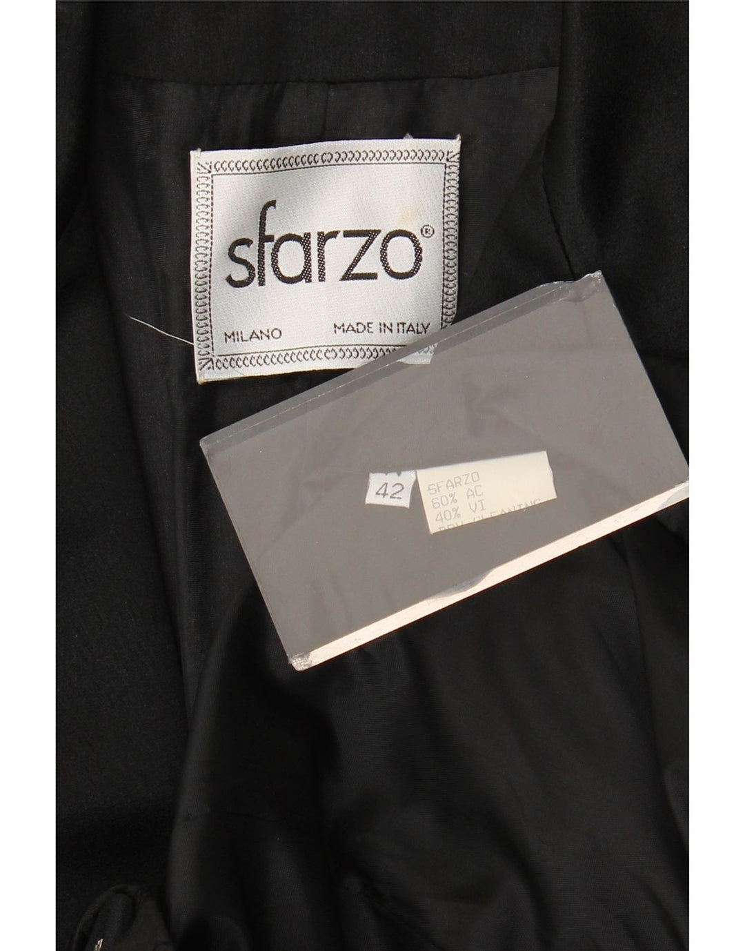 Sfarzo Jachetă Blazer Femei 1 Buton IT 42 Medium Negru Floral Acrilic