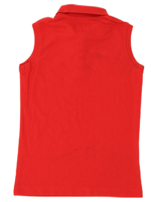 Tricou polo fără mâneci pentru femei Kappa UK 10 Small Red