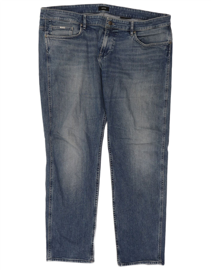 Blugi slim pentru bărbați Hugo Boss W40 L32 Bumbac albastru