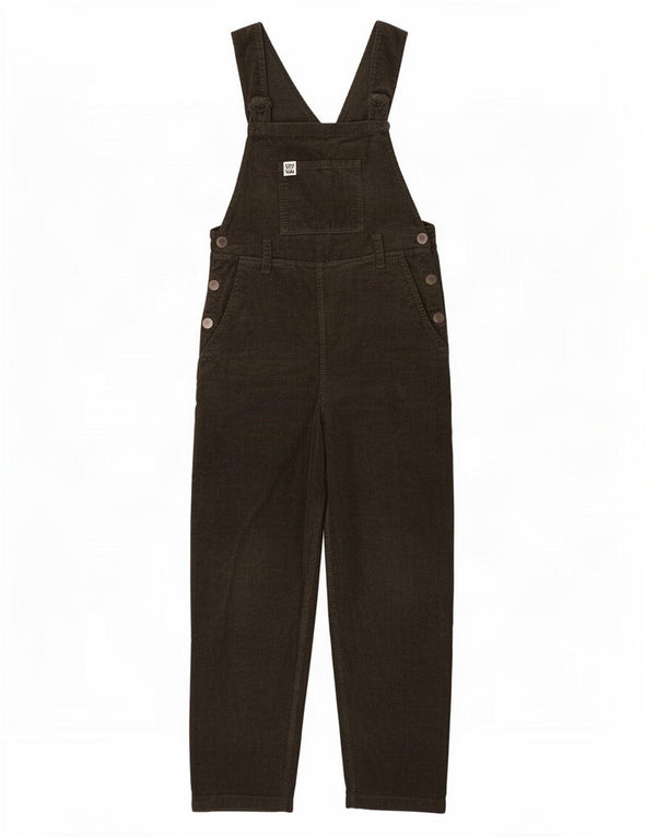 Lucy & Yak Salopete pentru femei Pantaloni din velur UK 10 Bumbac kaki mic