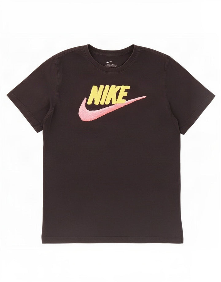 Tricou grafic Nike pentru bărbați Top mediu negru bumbac