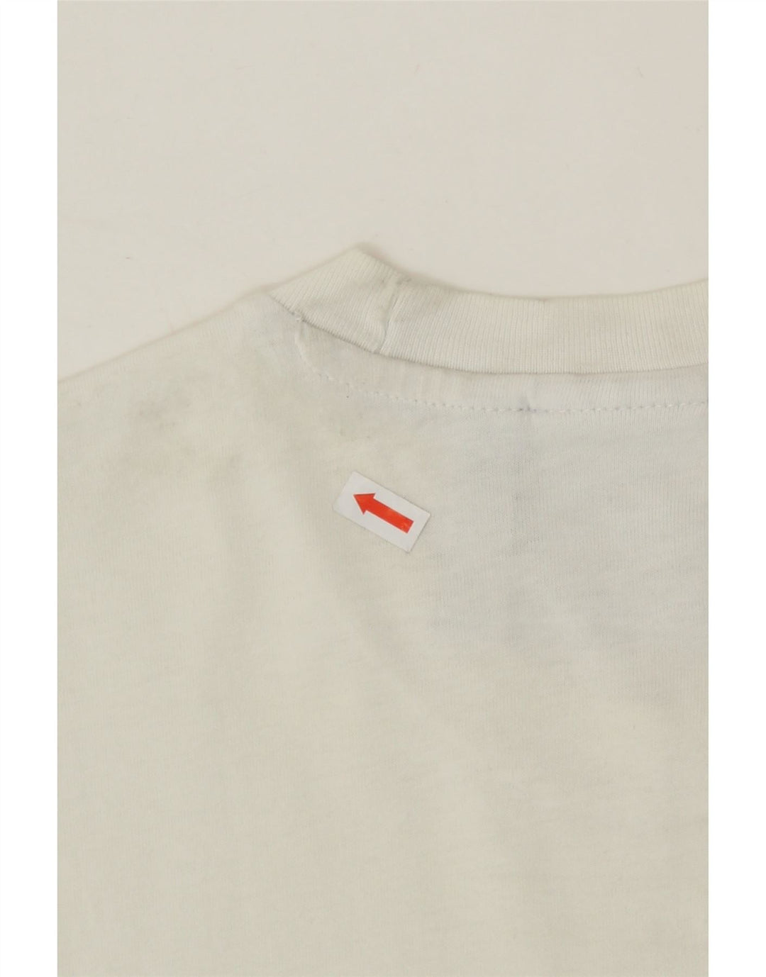 ADIDAS Mens Graphic T-Shirt Top Small White Cotton Vintage Adidas and Second-Hand Adidas from Messina Hembry 