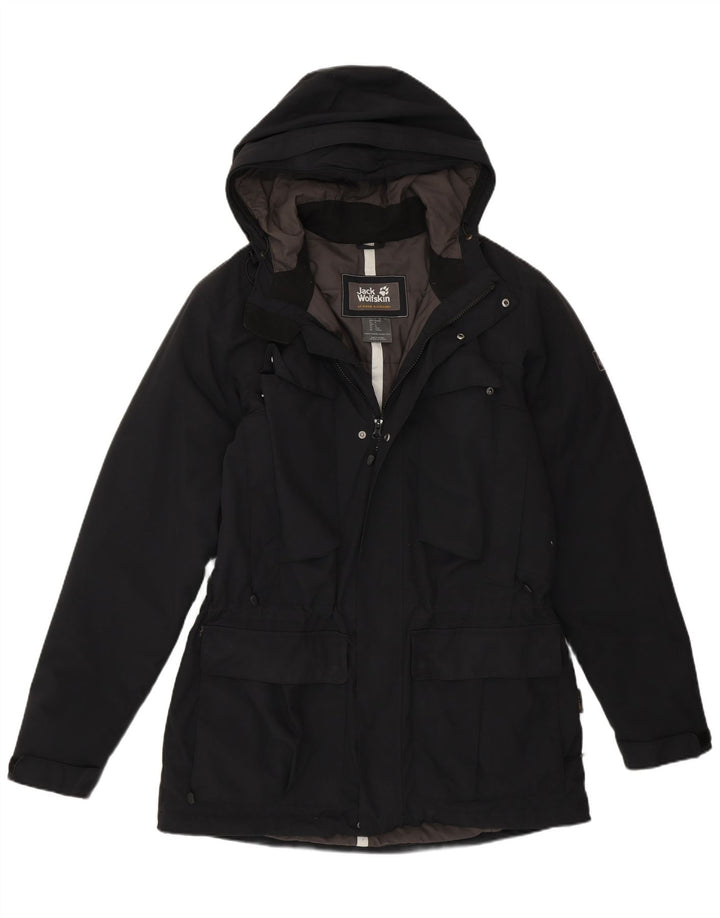 Jack Wolfskin Jachetă de vânt cu glugă pentru bărbați UK 36/38 Poliamidă neagră medie