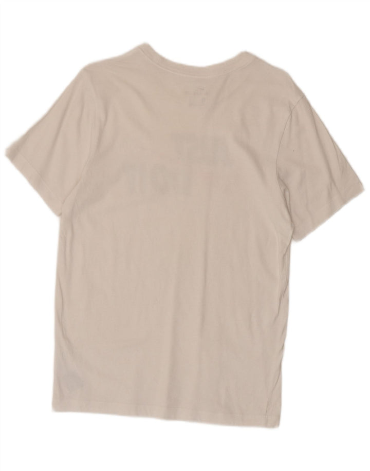 Tricou grafic Nike pentru bărbați Top mic, alb, bumbac