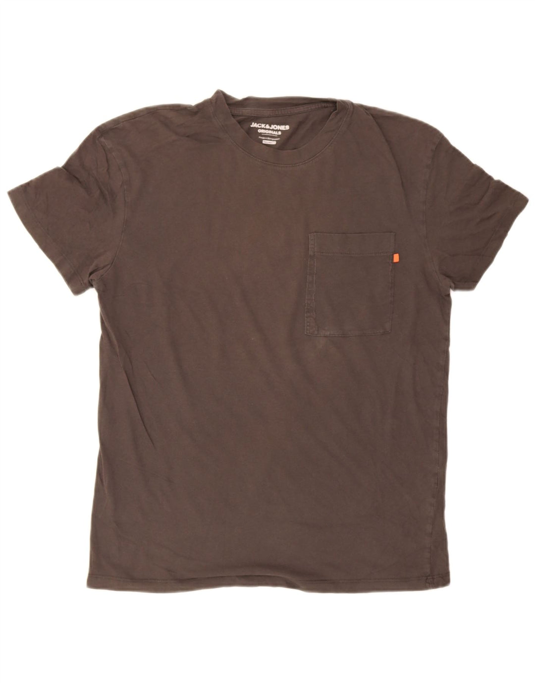 Tricou Jack & Jones pentru bărbați, cu croiala relaxată, top, bumbac, gri mediu