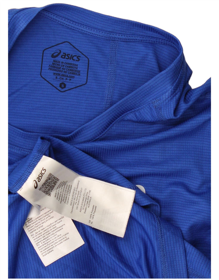 Tricou Asics pentru bărbați Top mic, albastru, poliester