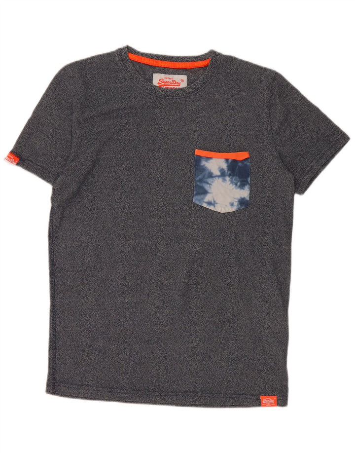 Tricou Superdry pentru bărbați Top mic gri Tie Dye Bumbac