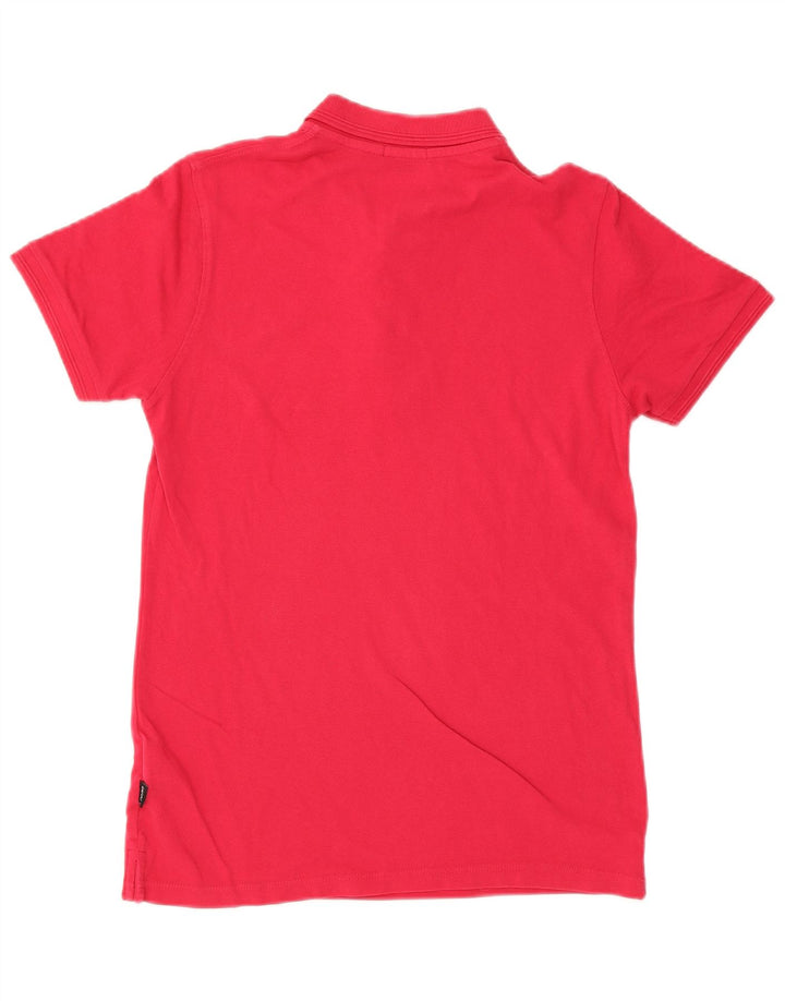 Tricou polo pentru bărbați Liu Jo, cu formă normală, din bumbac roz mic
