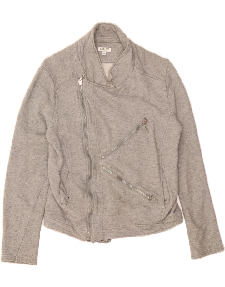 KENZO Girls Bomber Jacket 15-16 Years Grey Cotton Vintage Kenzo and Second-Hand Kenzo from Messina Hembry 