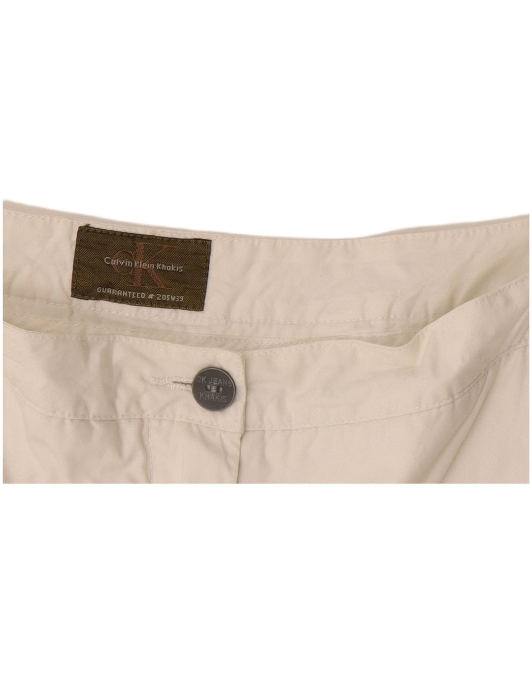 Pantaloni scurți cargo pentru bărbați Calvin Klein W30 Medium White
