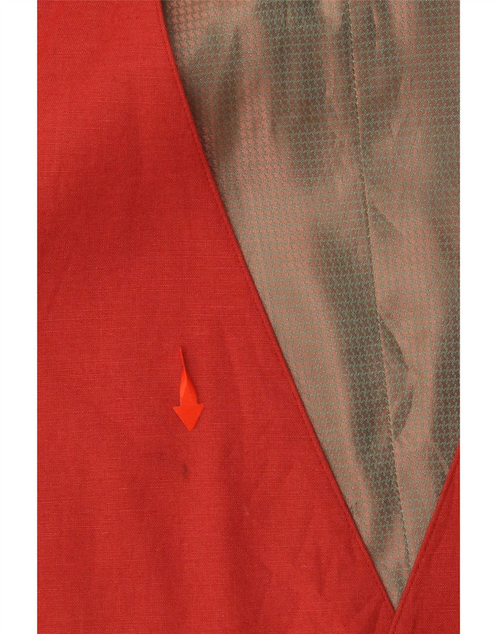 Vestă Bărbați VINTAGE IT 50 Roșu Mediu Colorblock Viscoză