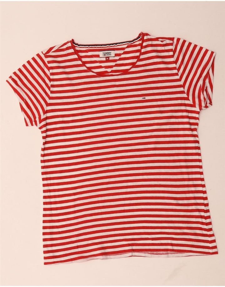 Tricou pentru femei Tommy Hilfiger Top UK 14 Medium Red Striped