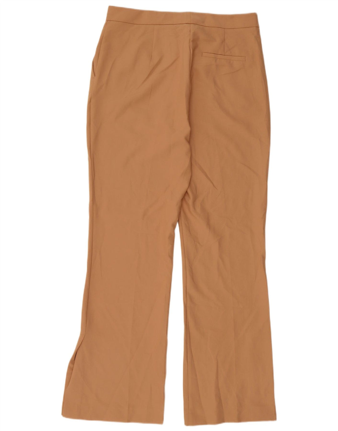 Pantaloni chino evazați pentru femei Zara L30 L31 Maro Poliester