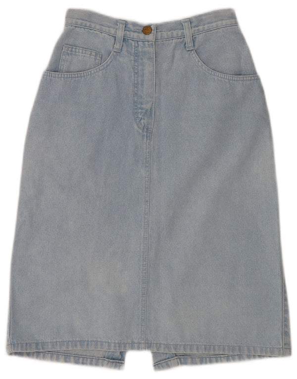 Fusta de blugi pentru femei Trussardi W24 XS Albastru