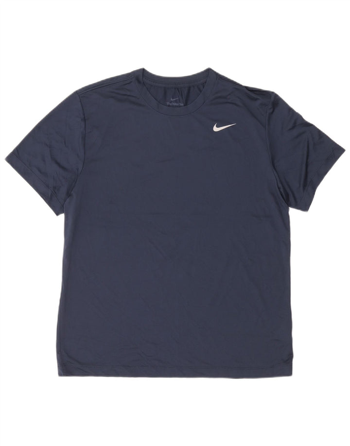 Tricou Nike Dri Fit pentru bărbați Top XL Bleumarin Poliester