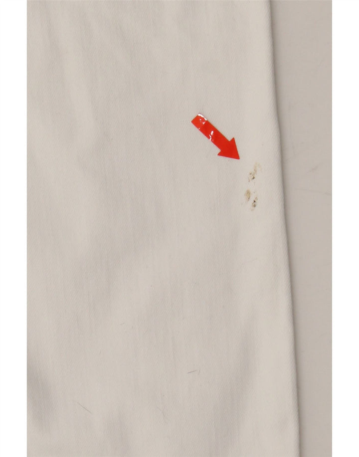 TOMMY HILFIGER Womens Slim Jeans W32 L32 White Cotton Vintage Tommy Hilfiger and Second-Hand Tommy Hilfiger from Messina Hembry 