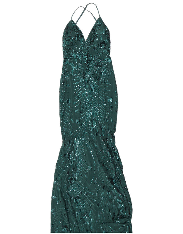 Quiz Rochie sirenă pentru femei UK 8 Small Green Poliester