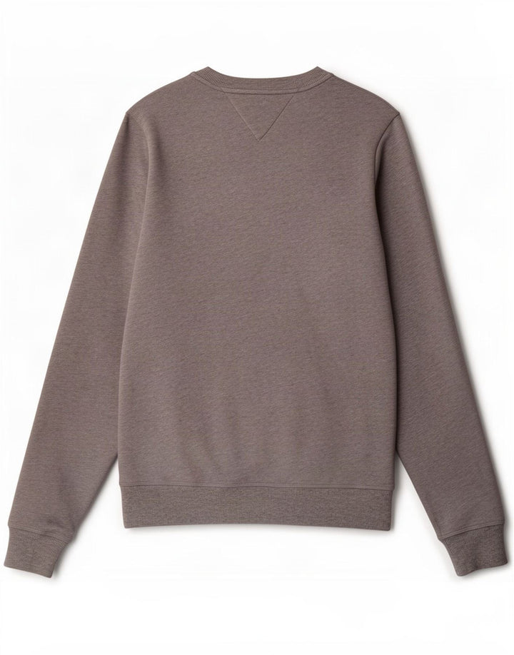 Hanorac grafic pentru bărbați Tommy Hilfiger Pulover mic, gri, bumbac color bloc