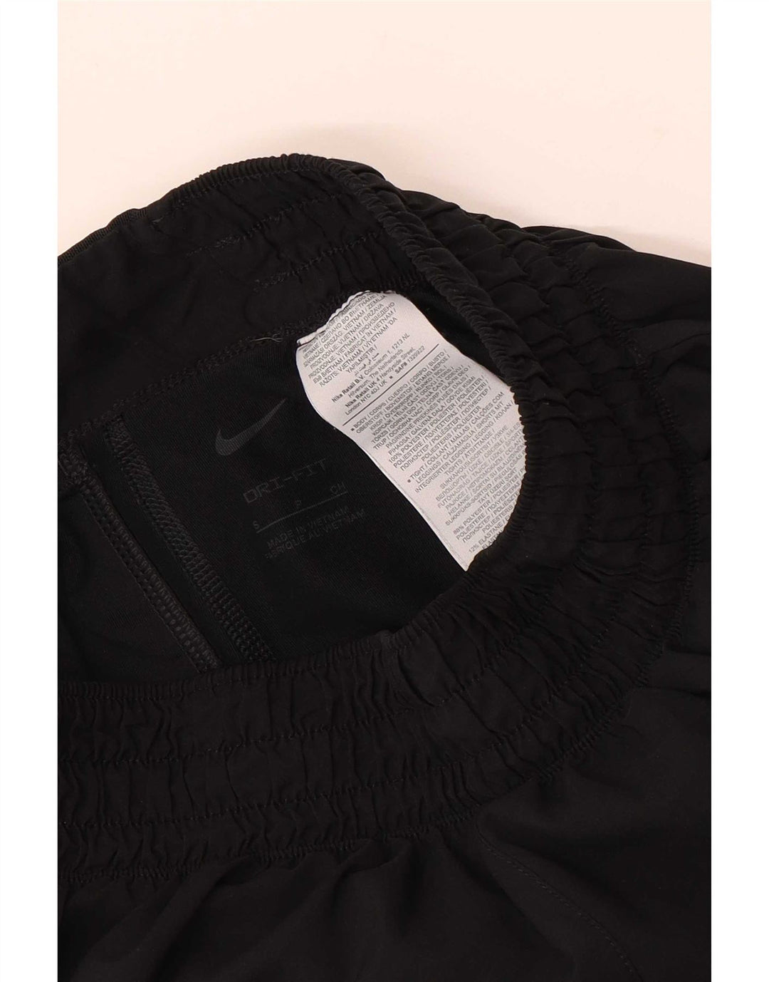 Pantaloni scurți sport Nike Dri Fit pentru femei UK 8 Small Negru Poliester