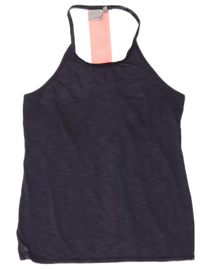 Vest Vest Top pentru femei Athleta UK 12 Medium Bleumarin Poliester cu pături